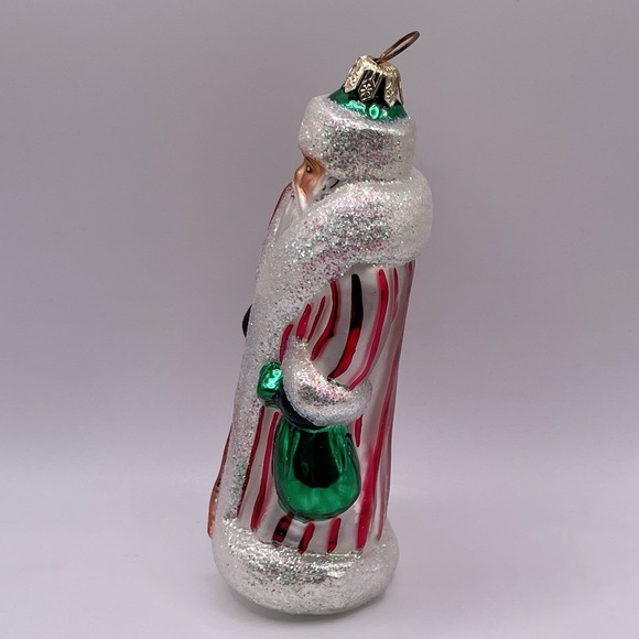 Christopher Radko PETITE CANDY STRIPE RUSSIAN Santa 5" Christmas Ornament - Picture 4 of 7
